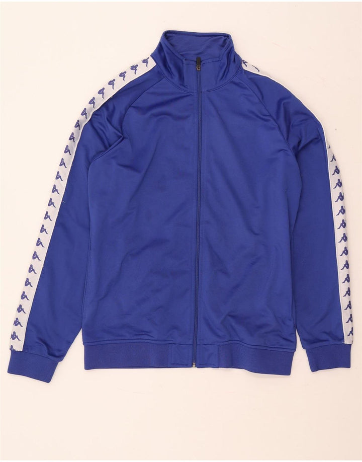 Jachetă de trening grafică pentru bărbați Kappa, 2XL, albastru, bloc de culoare