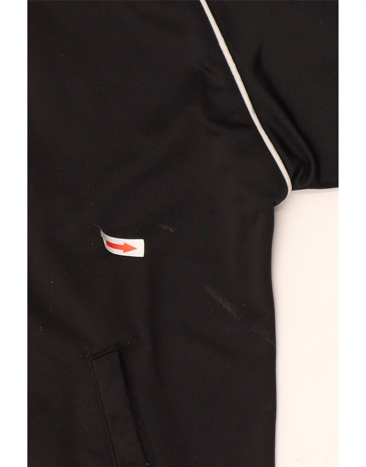 Jachetă de trening cu mânecă scurtă pentru bărbați Reebok, negru mediu