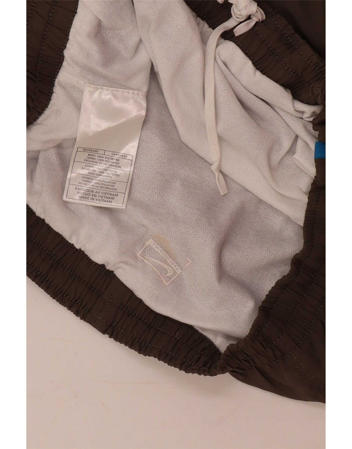 Pantaloni scurți sport Nike pentru bărbați, mari, maro, din poliester
