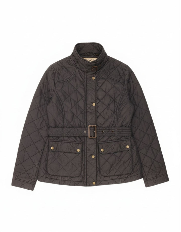 Jachetă matlasată Jack Wills pentru femei UK 14, mare, negru, nailon