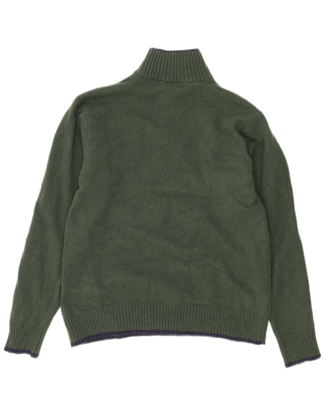 Pulover FILA pentru femei, cu fermoar, cu gât, UK 18 XL, kaki, lână de miel