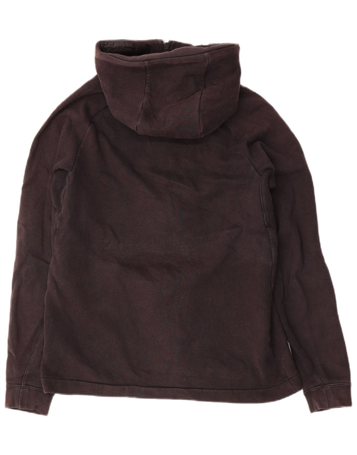 Pulover Nike pentru bărbați, cu fermoar, bumbac mediu negru