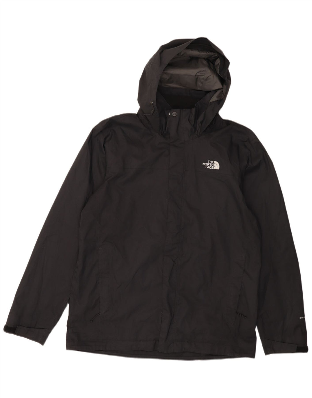 The NORTH FACE Jachetă de ploaie cu glugă pentru bărbați UK 40 Poliester negru mare
