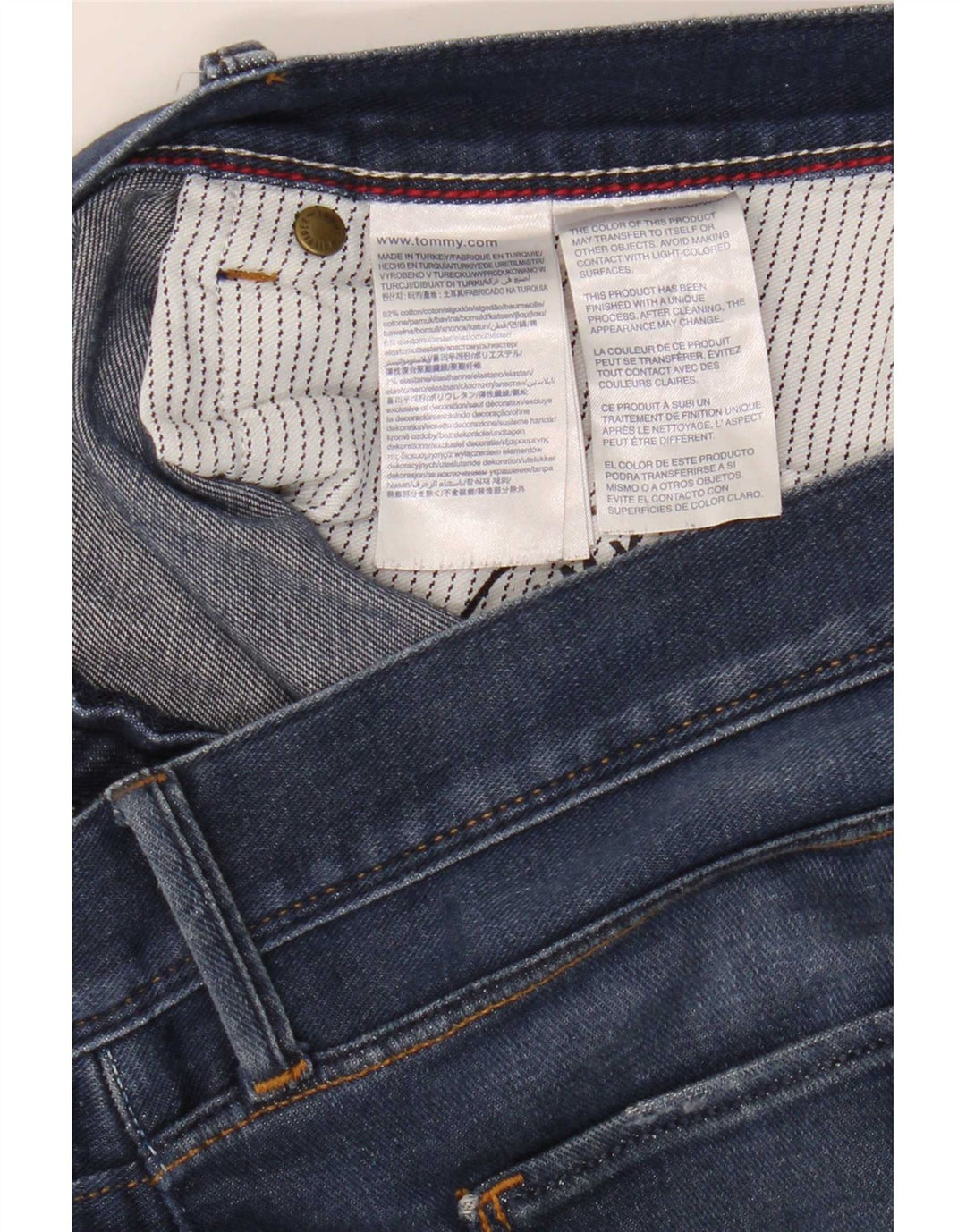 Blugi pentru bărbați Tommy Hilfiger Bleecker Slim W40 L34 Bumbac albastru