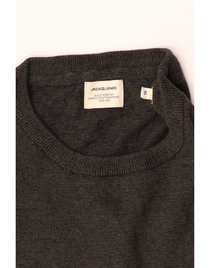 Pulover Jack & Jones pentru bărbați, cu gât crew, XL, gri