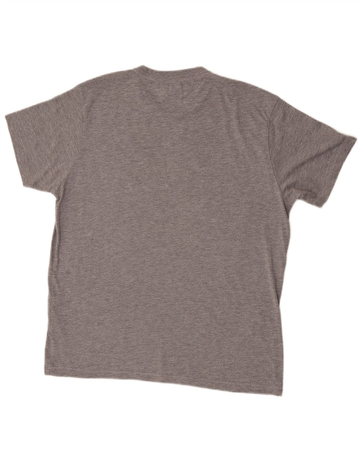 Tricou grafic pentru bărbați Bear Top XL Gri poliester cu pături
