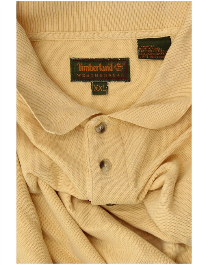 Tricou polo TIMBERLAND Weathergear pentru bărbați, bumbac galben 2XL