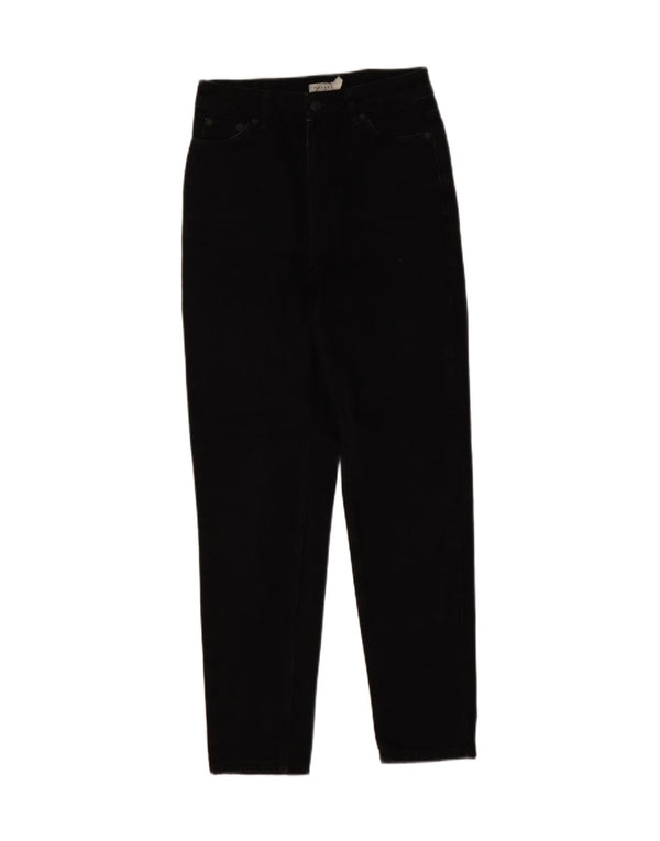 Topshop Blugi Mom Tapered pentru femei W26 L28 bumbac negru