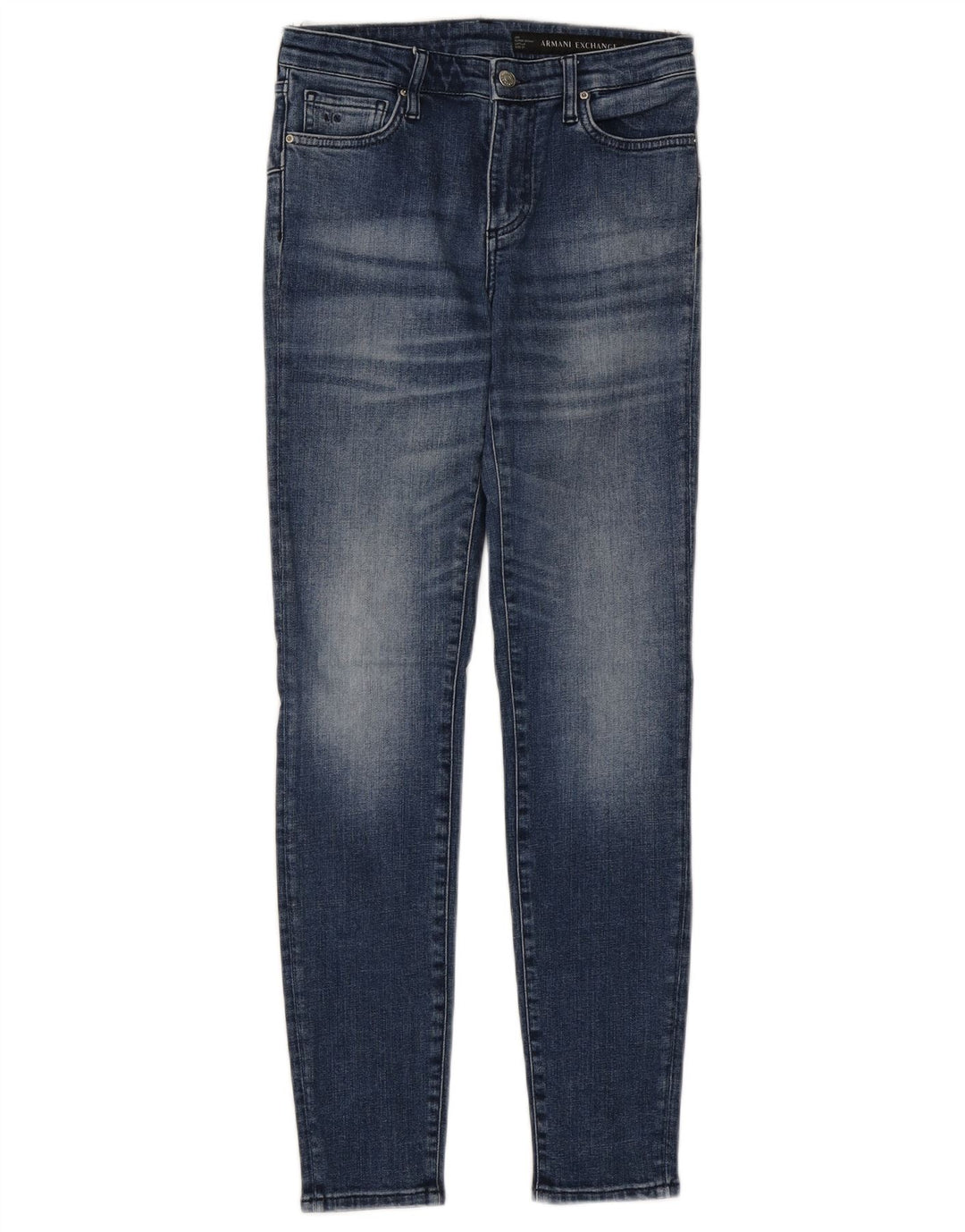 ARMANI EXCHANGE Blugi super skinny pentru femei Lift - Up W27 L30 Bumbac albastru