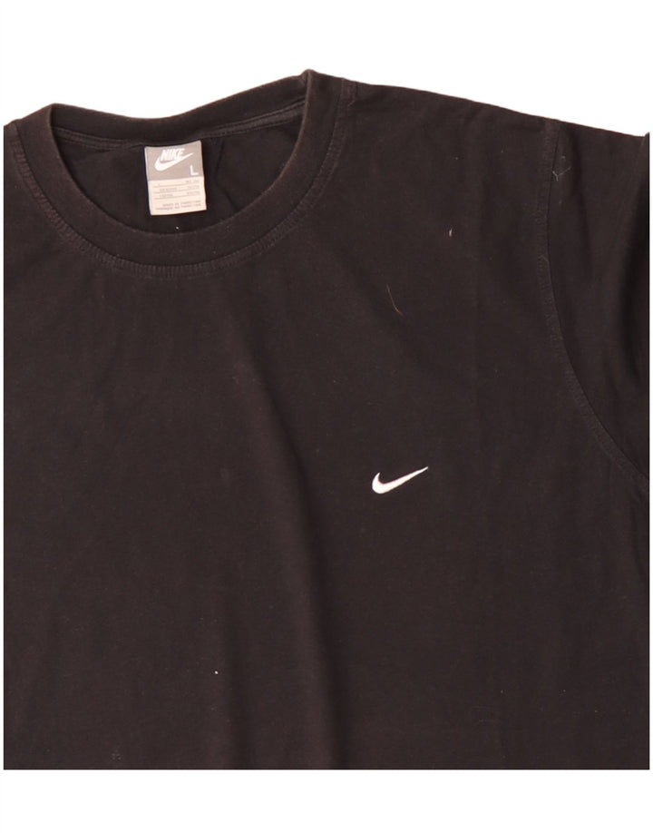 Tricou pentru bărbați NIKE Top UK 42/44, mare, negru, bumbac