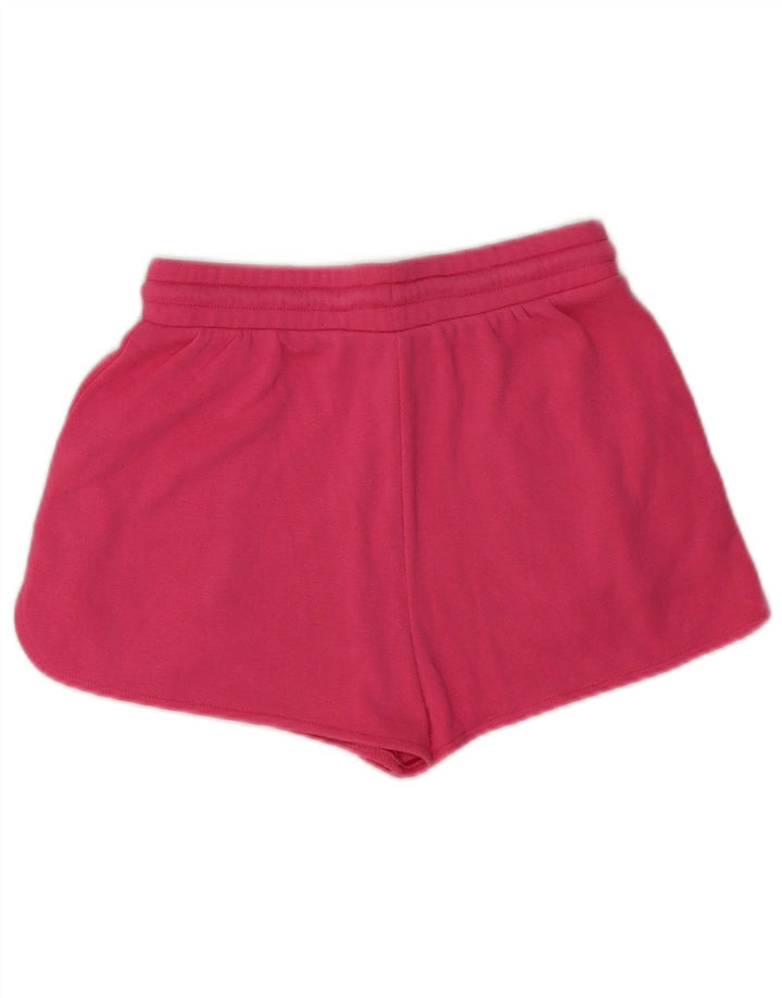 Pantaloni scurti sport Zara pentru femei UK 8 Small Pink Poliester