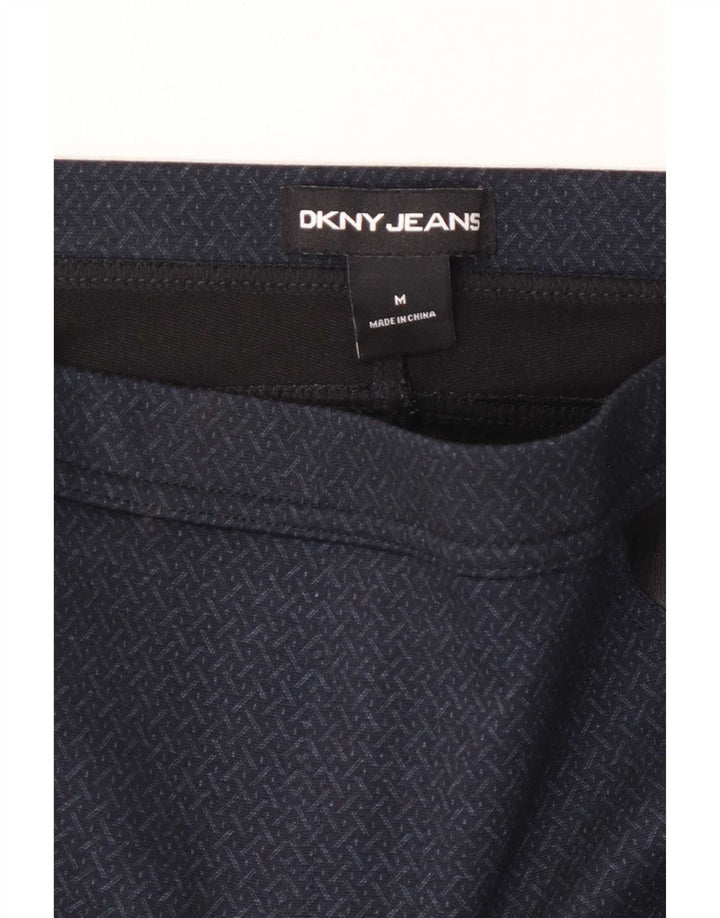 Leggings pentru femei Dkny UK 14 Medium Bleumarin Poliester geometric geometric