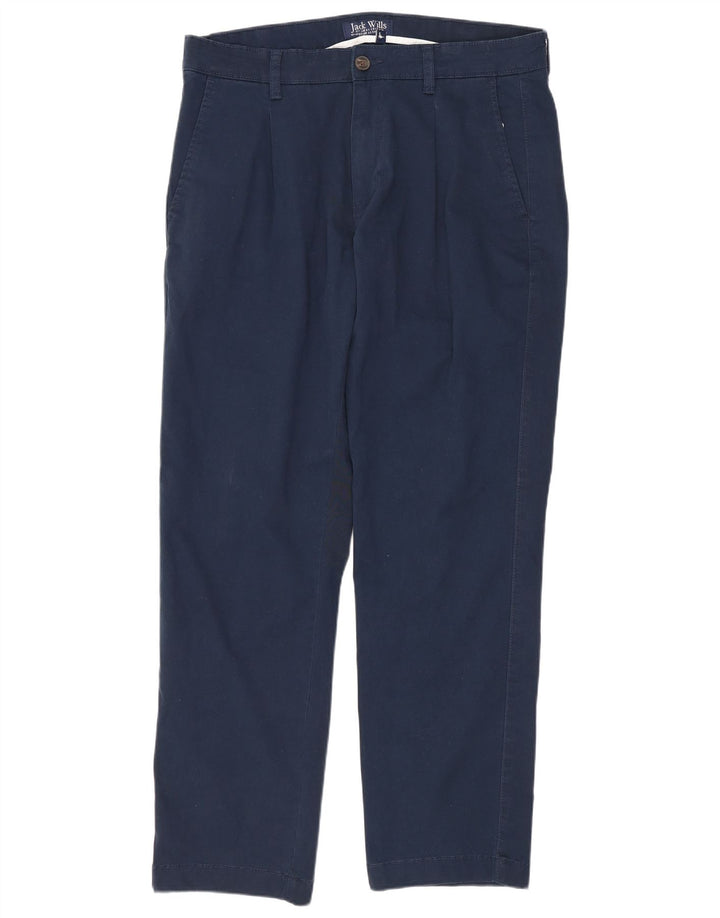 Pantaloni chino pentru bărbați JACK WILLS L32 L29 bumbac bleumarin