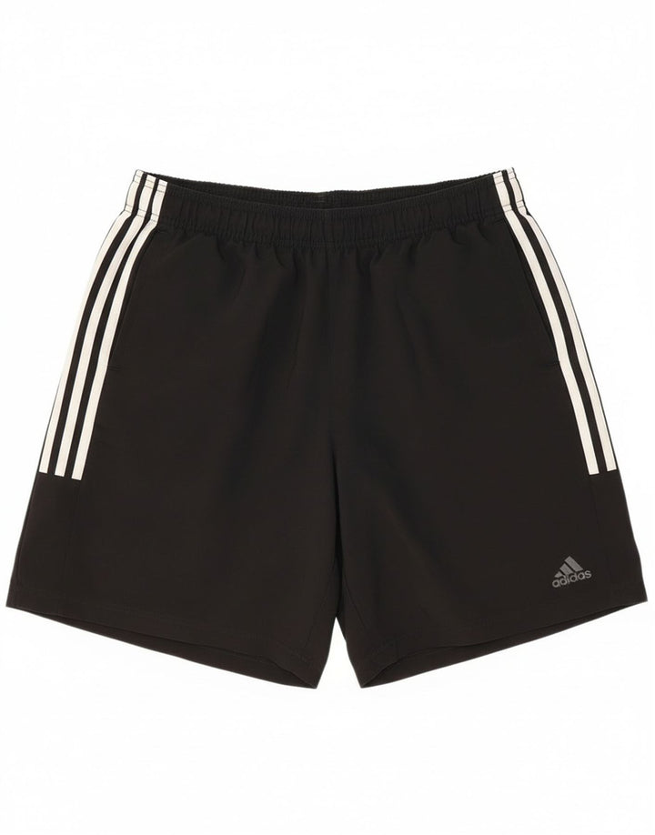 Pantaloni scurți sport pentru bărbați Adidas, mari, negru, poliester