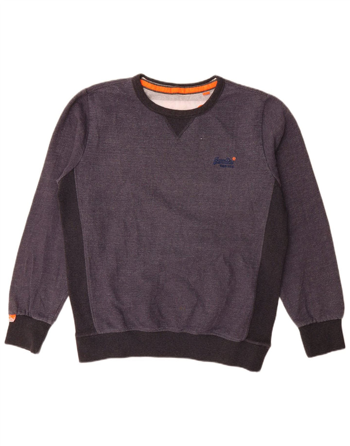 Pulover Superdry pentru bărbați, XL, gri, bumbac color bloc