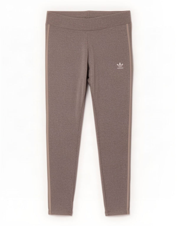 Leggings pentru femei Adidas UK 20 2XL bumbac cu pete gri