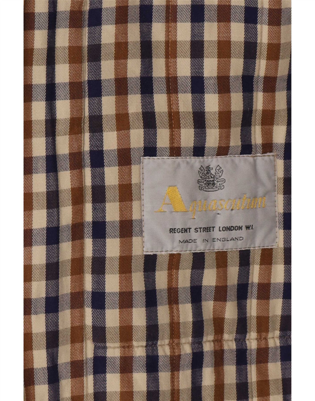 Aquascutum, haină supradimensionată pentru femei, UK 16, mare, bej, poliester