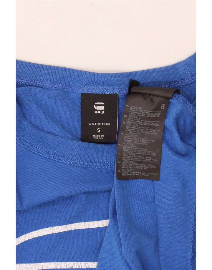 Tricou grafic G-Star pentru bărbați Top mic, albastru, bumbac