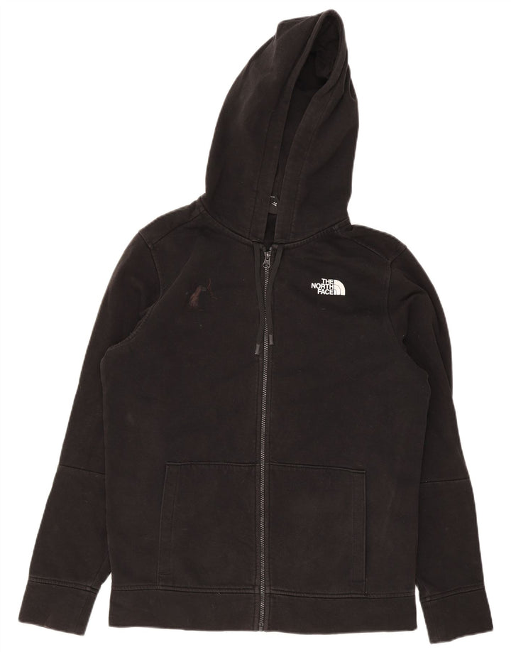 Pulover The North Face pentru bărbați, cu fermoar, bumbac negru mediu