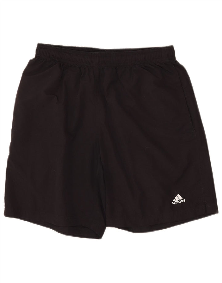 Pantaloni scurți sport ADIDAS pentru bărbați, poliester negru mic