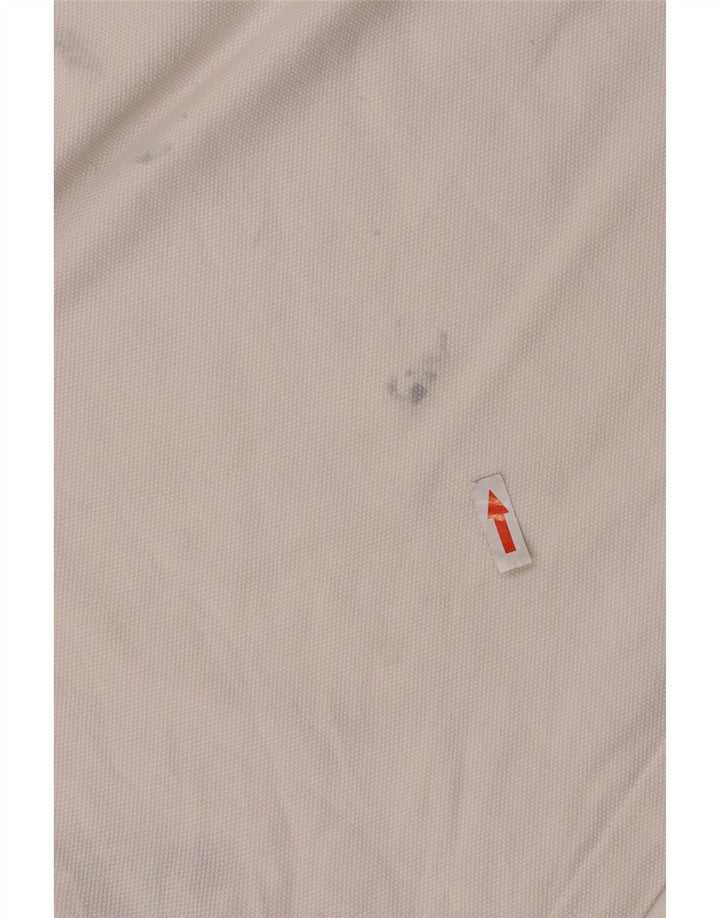 Tricou polo Tommy Hilfiger pentru bărbați, bumbac alb XL