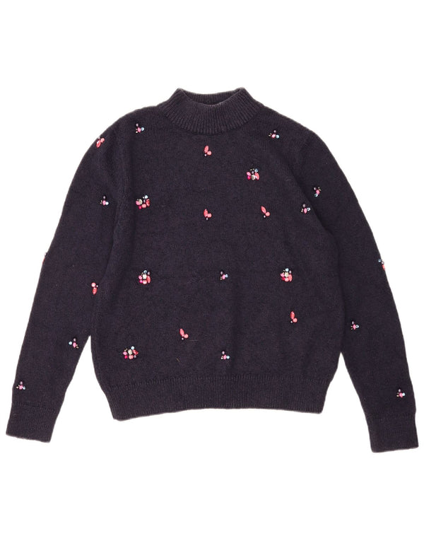 Pulover cu gât țestoasă pentru femei Marks & Spencer UK 10 Mic bleumarin