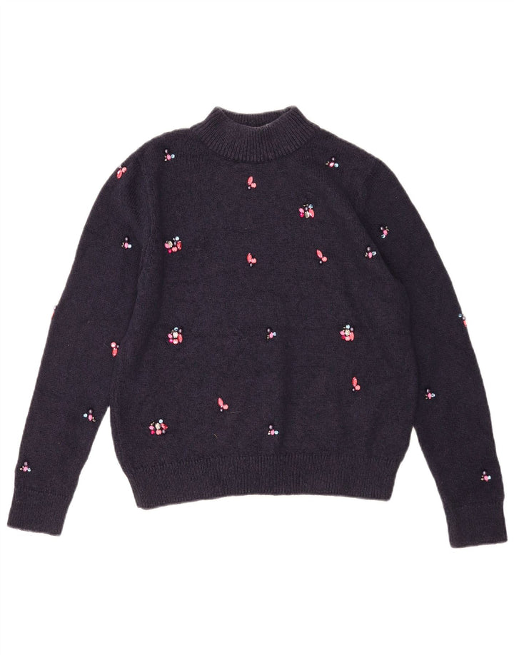 Pulover cu gât țestoasă pentru femei Marks & Spencer UK 10 Mic bleumarin