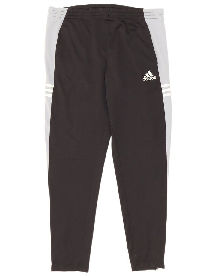Pantaloni de trening Adidas pentru bărbați UK 40/42 Medium Black Colorblock Poliester