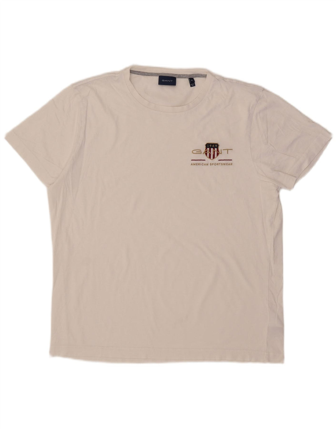 Tricou grafic pentru bărbați Gant Top XL Bumbac alb