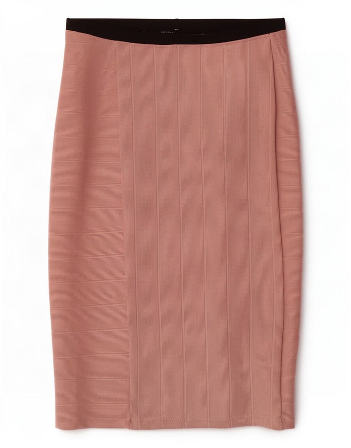Fusta creion pentru femei ZARA W26 Mic roz Colorblock
