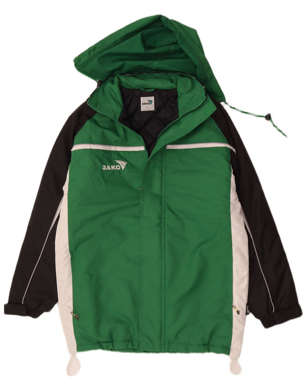 Jako Jako pentru bărbați, cu glugă, cu formă lejeră, ruptură de vânt, UK 36, color verde, mic