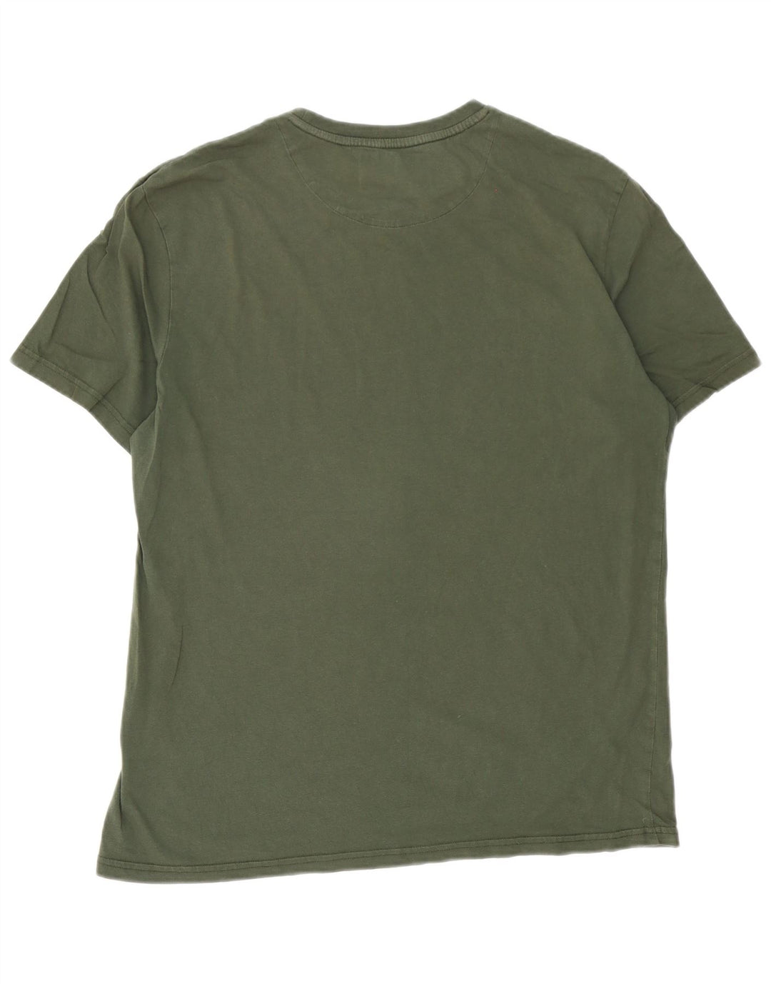 Tricou pentru bărbați Lyle & Scott Top XL Kaki Bumbac