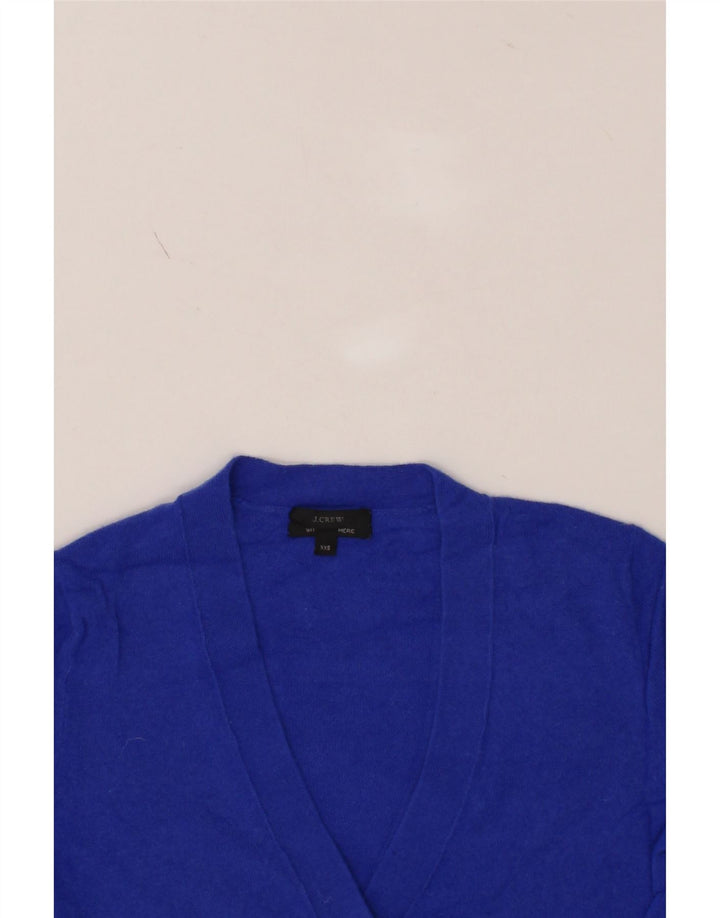 J. CREW Womens Cardigan Sweater UK 2 2XS Blue Wool Vintage J. Crew and Second-Hand J. Crew from Messina Hembry 
