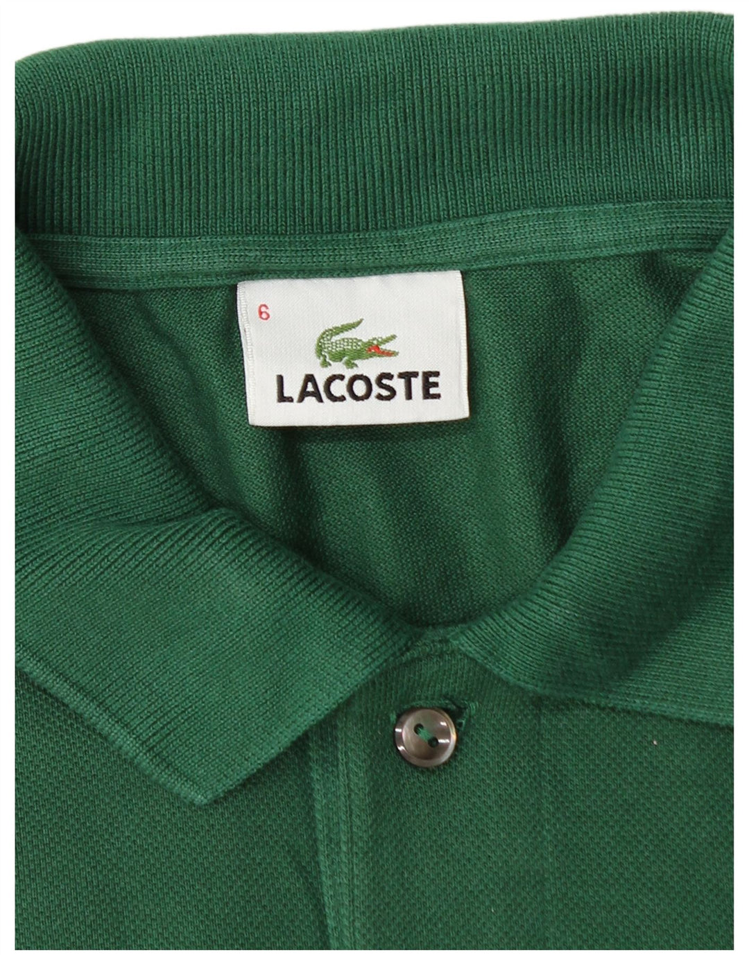 Tricou polo pentru bărbați Lacoste Mărimea 6 XL Verde