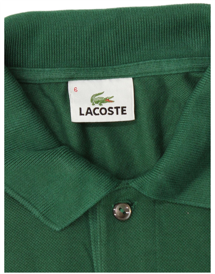 Tricou polo pentru bărbați Lacoste Mărimea 6 XL Verde