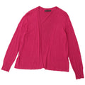 Pulover cardigan deschis pentru femei Marks & Spencer UK 12 Medium Pink Viscose