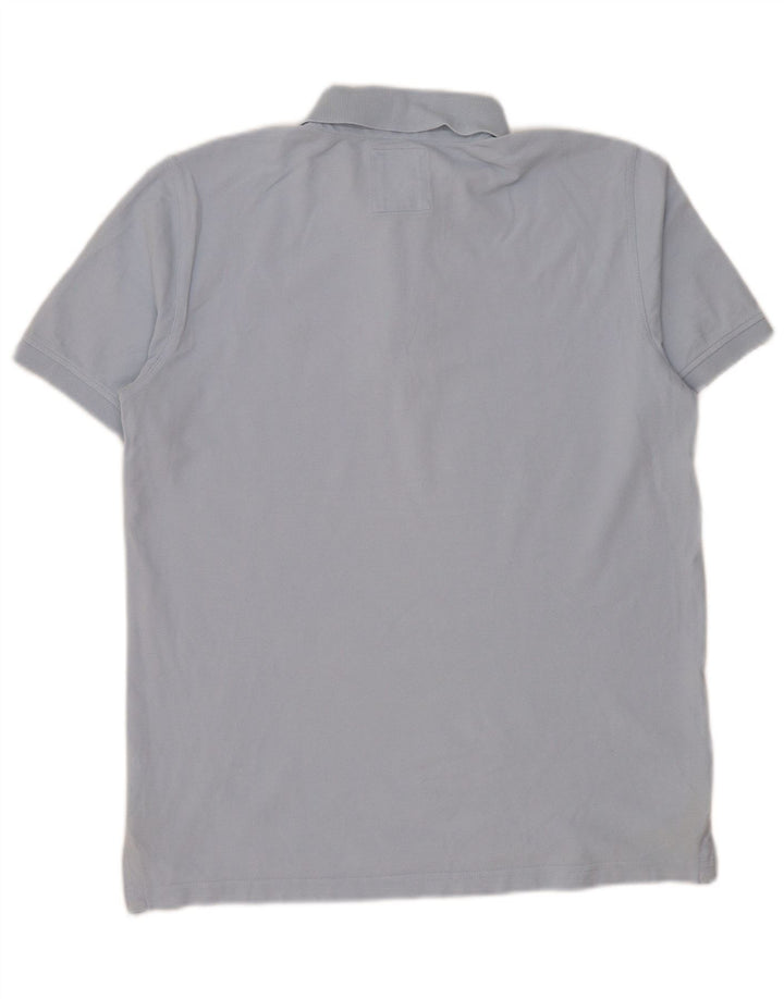Crew Clothing Tricou polo pentru bărbați, bumbac albastru mediu