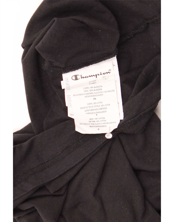 Tricou pentru bărbați Champion Top mic bumbac negru