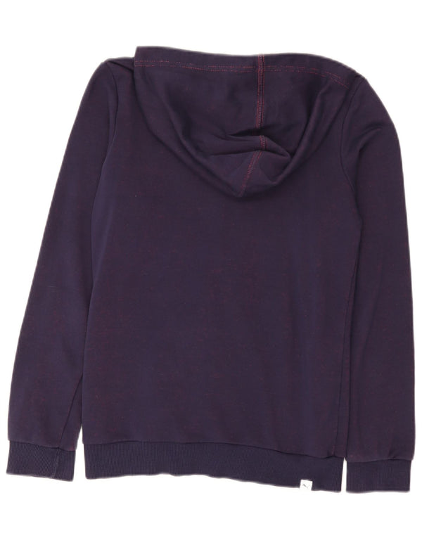 Pulover Puma Fete Graphic Zip Hoodie 13-14 Ani Purpuriu Bumbac