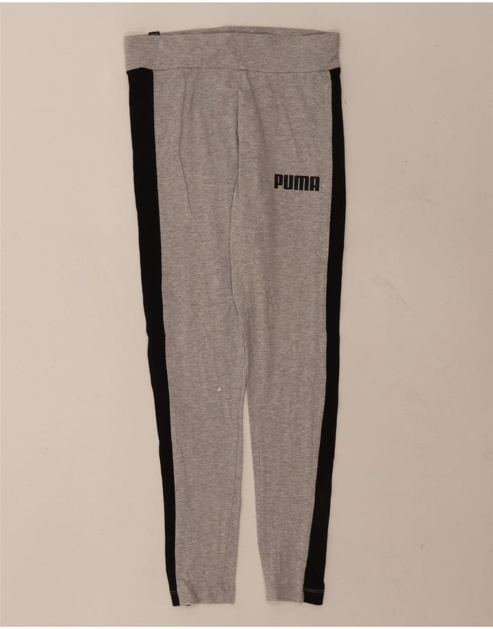 Leggings pentru femei Puma UK 14 Medium Gri Colorblock