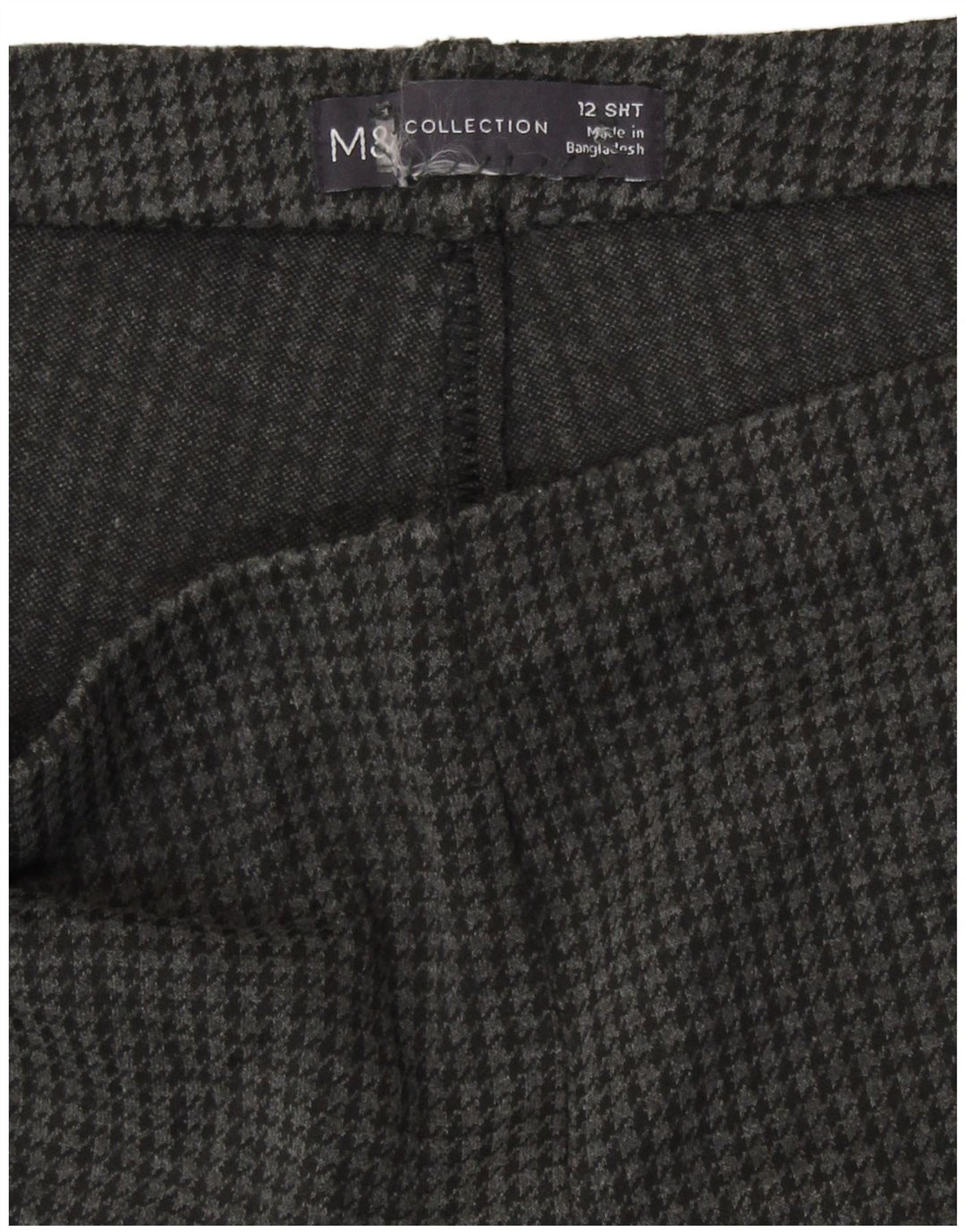 Pantaloni tăiați pentru femei Marks & Spencer UK 12 Medium W30 L26 Gri