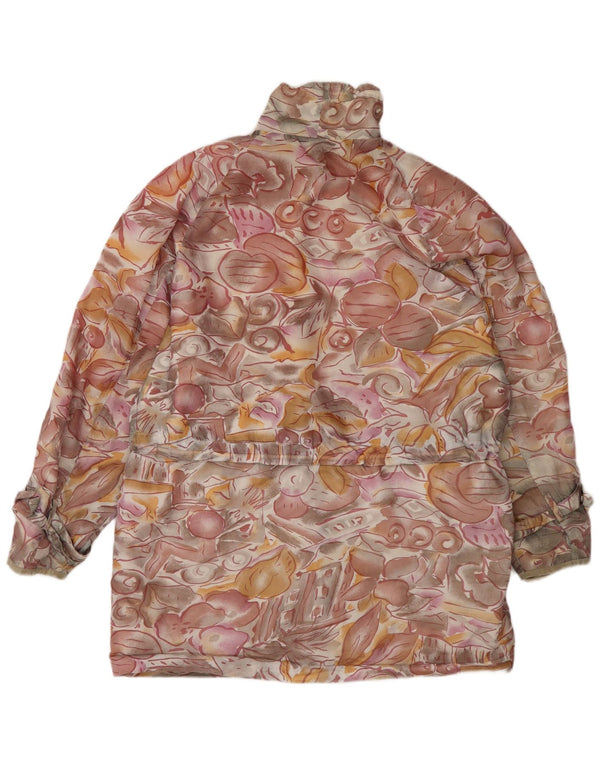 Jachetă vintage pentru femei, UK 20 2XL, multicoloră, florală