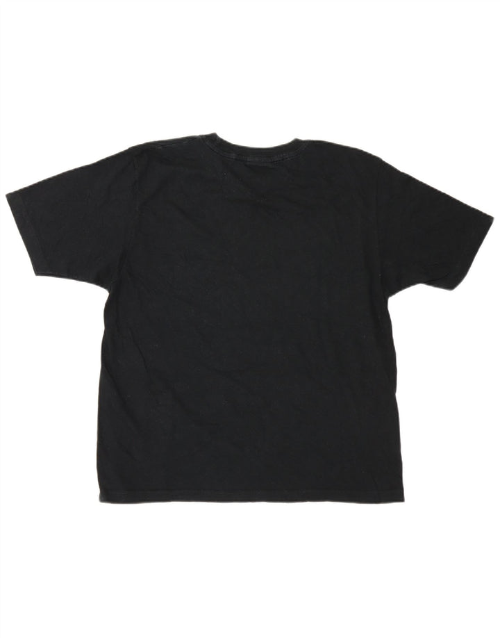 Tricou grafic pentru bărbați Champion Top Mediu Negru