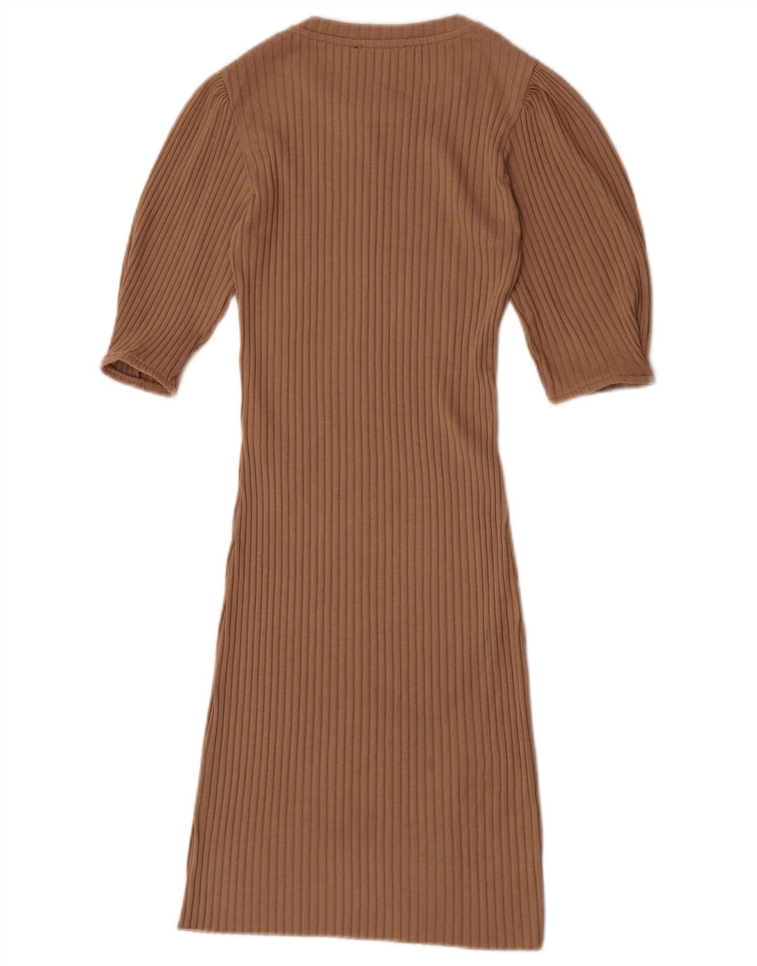 Rochie Bodycon pentru Damă Zara UK 8 Mic Bej Poliester