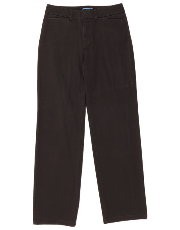 DOCKERS Pantaloni casual drepti pentru femei US 4 Small W28 L30 Bumbac negru