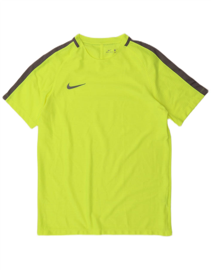 Tricou pentru bărbați Nike Dri Fit Top mare, verde, poliester color bloc