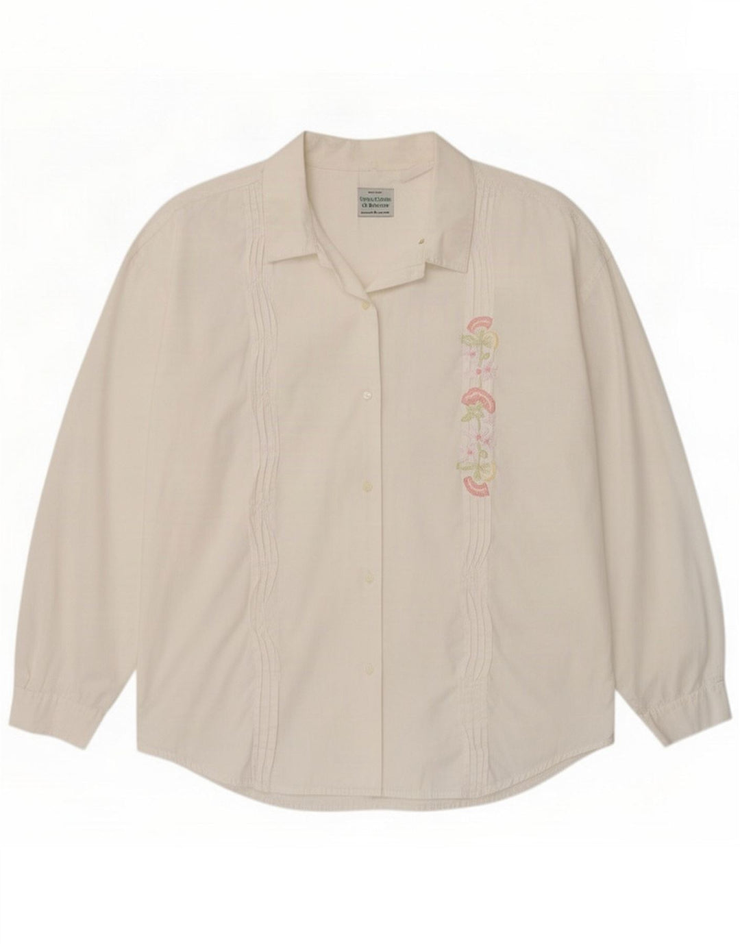 Benetton Cămașă pentru femei UK 14 Medium White Floral