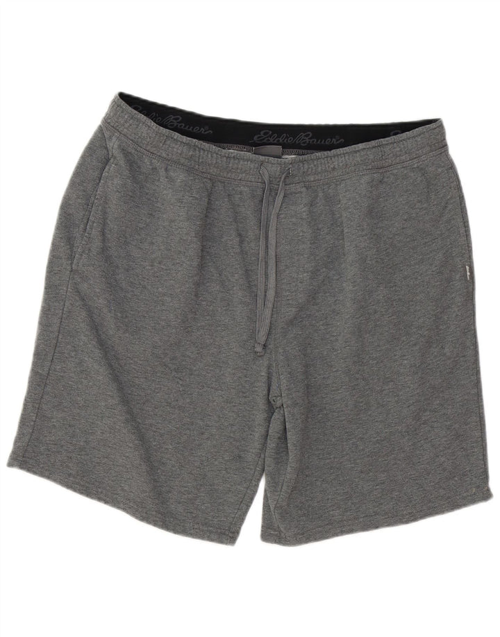 Pantaloni scurți sport pentru bărbați Eddie Bauer, XL, bumbac cu pete gri