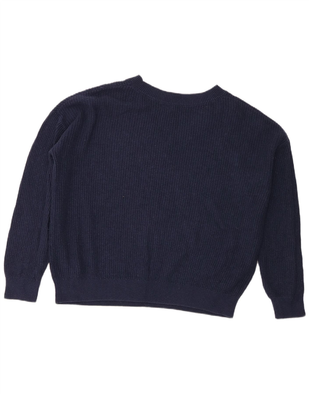 Pulover pentru femei Marks & Spencer cu decolteu în V UK 14 Medium Bleumarin