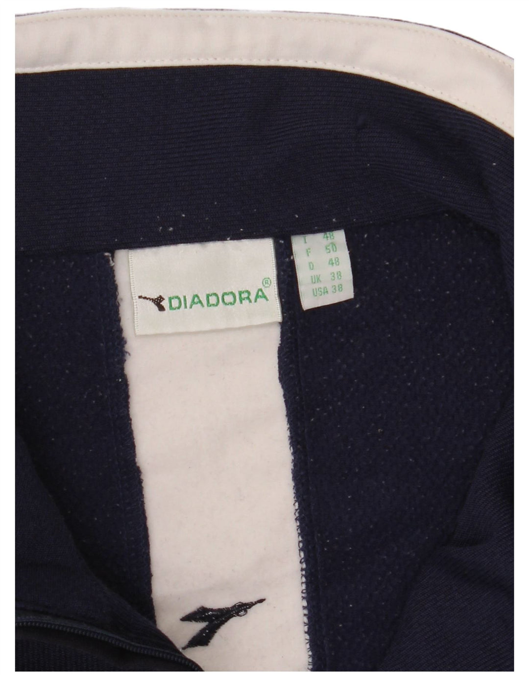 Jachetă de trening Diadora pentru bărbați UK 38 Medium Bleumarin Colorblock
